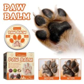 Natural Plant Formula Dog Paw Balm Softens Dry Pads Lick Safe 1.7 oz