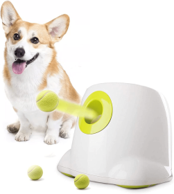 Automatic Dog Ball Launcher Interactive Fetch Machine with Adjustable Distance