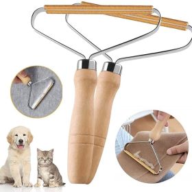Wood Handle Pet Hair Remover Brush for Dogs and Cats