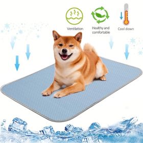 Summer Dog Cooling Mat for Large Dogs 28x20 Inch Portable and Washable