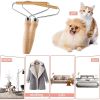 Wood Handle Pet Hair Remover Brush for Dogs and Cats