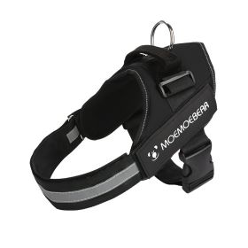 No Pull Pet Harness For Dog Adjustable Soft Control Vest With Handle (Color: Purple, size: L)