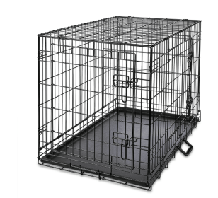 Vibrant Life Double Door Metal Wire Dog Crate with Leak-Proof Pan and Divider, 36 inch (SH008300GB: Vibrant Life)
