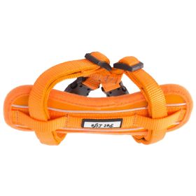 Dog Harness Mountaineer Style with Reflective Compression Straps (size: large)