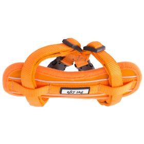 Dog Harness Mountaineer Style with Reflective Compression Straps (size: medium)