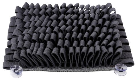 Pet Life Sniffer Grip Interactive Dog Snuffle Mat with Suction Cups (Color: Grey)