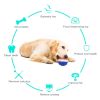 Dog Toy Treat Ball Squeaky Interactive Chew Toy with Rope and Food Dispenser