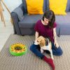 Interactive Dog Treat Dispenser Puzzle Feeder for Smart Slow Eating