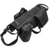 Tactical Dog Harness Adjustable Vest with 3 Detachable Pouches