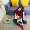 Interactive Dog Treat Dispenser Puzzle Feeder for Smart Slow Eating