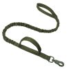 K9 Leash Bungee Tactical Dog Leash with 2 Handles and Quick Release Clip