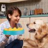 Interactive Dog Treat Dispenser Puzzle Feeder for Smart Slow Eating