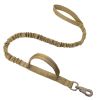 K9 Leash Bungee Tactical Dog Leash with 2 Handles and Quick Release Clip